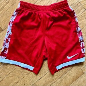 Boys Red Size 5 Nike Red Athletic Sports Shorts